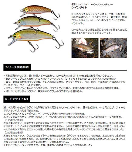 Amazon.co.jp: スミス(SMITH LTD) ルアー Dインサイト 64mm No