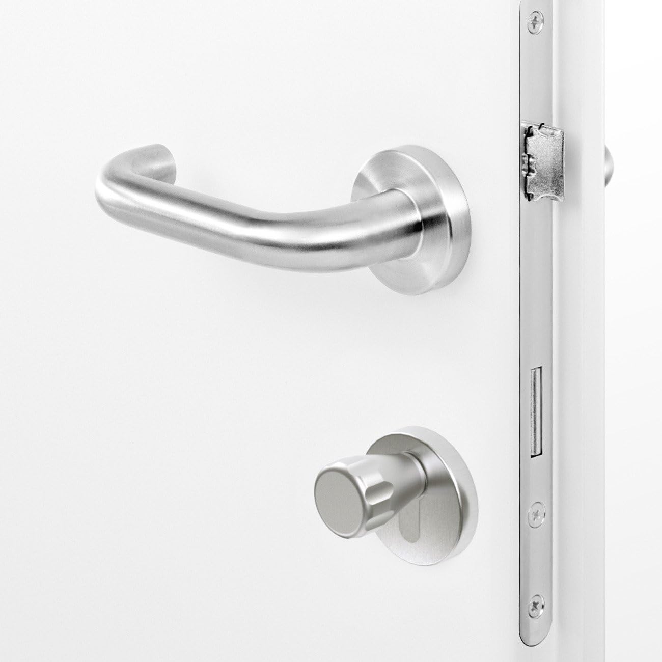 EVVA 4KS Knaufzylinder 31/31K | Hochsicherheits-Zylinder Schließzylinder mit Bohrschutz Ziehschutz Picking-Schutz | Patentschutz | 5 Schlüssel und Sicherungskarte (K=Knauf/Innenseite) | Nickel matt
