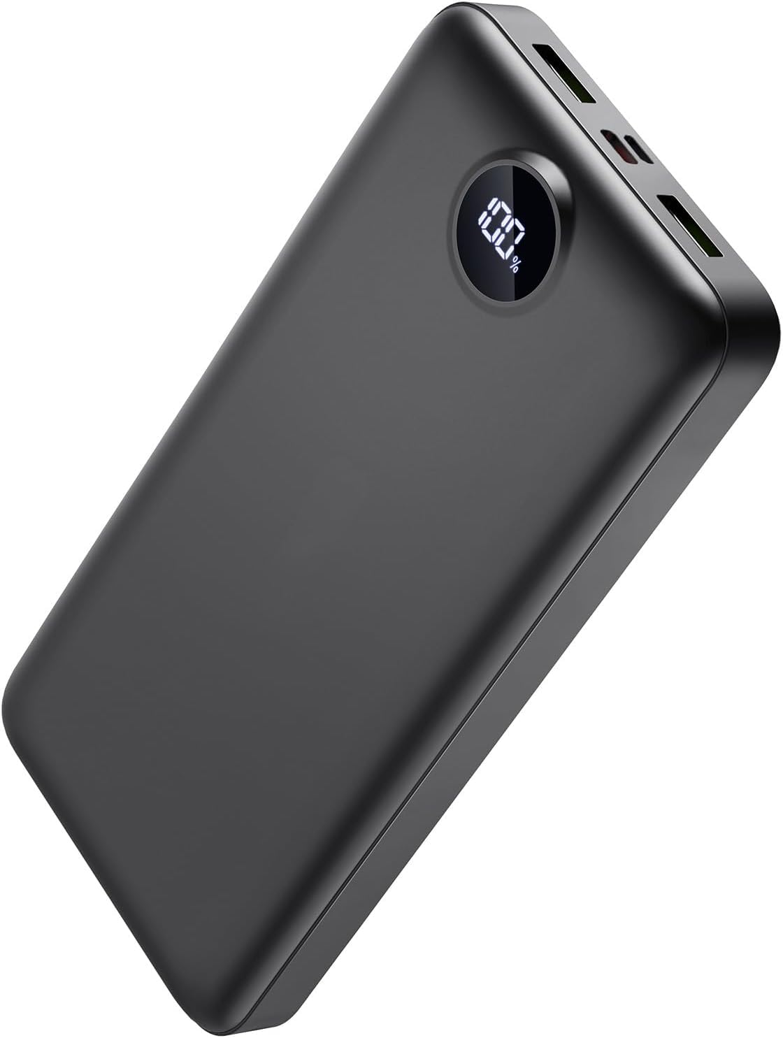 Batería externa de carga rápida de 70000 mAh, 5 salidas, 2 entradas, pantalla LED, PD 30 W y QC 3.0, batería de carga rápida, cargador portátil de alta capacidad, banco de energía grande para
