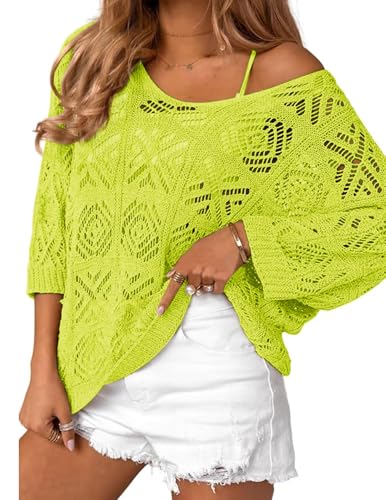 Zeagoo Beach Cover Ups for Women Summer Crochet...