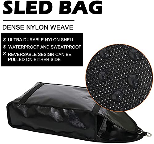 Naizea Adjustable Weight Sled Trainer, Sandbag Sled Trainer Resistance Sled Trainer For Sprinter Speed Training Indoor With 4 Weight Sandbags 10-40 Lbs #TOP3