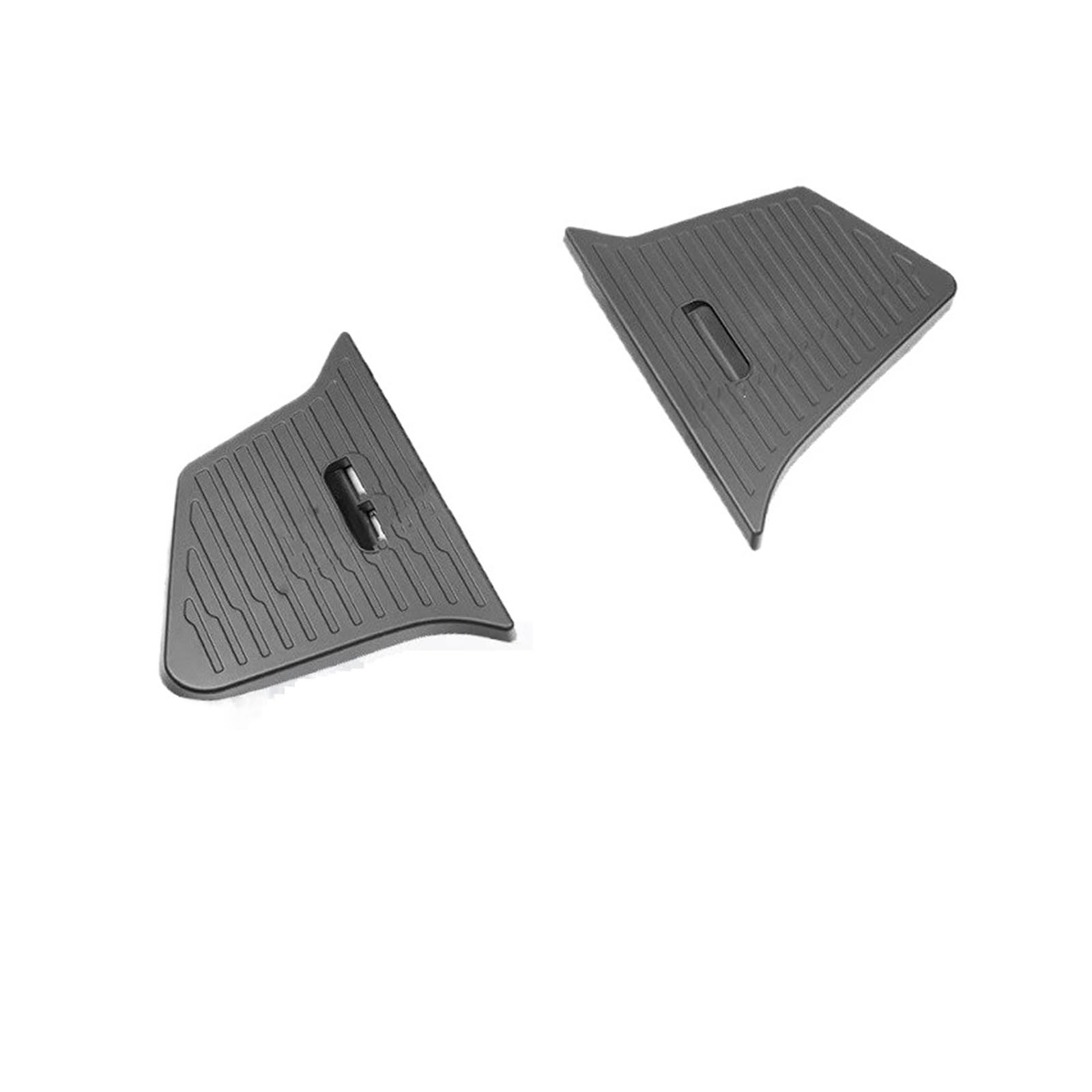 Lhdktee Cargo Cover For Tesla For Model Y For Juniper 2025+ TPE Car Trunk Side Storage Box Cover Plate Organizer Refit Accessorys Rear Trunk Parcel Shelf(Large cover plate)