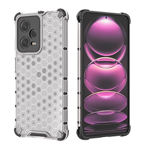 Image of Glasgow Back Case Cover Designed for [ Mi Redmi Note 12 Pro 5G ] - Transparent