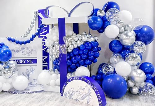 Image of KALOR 18 Inch White Large Latex Round Balloons 30-Pack