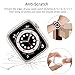 [2 Pack] Goton Bumper Case for Apple Watch 44mm, [No Screen Protector] Slim Soft TPU Shockproof Case Cover Bumper Protector Accessories for iWatch SE 3/SE 2/SE, Series 6/5/4, 44mm Clear+Clear