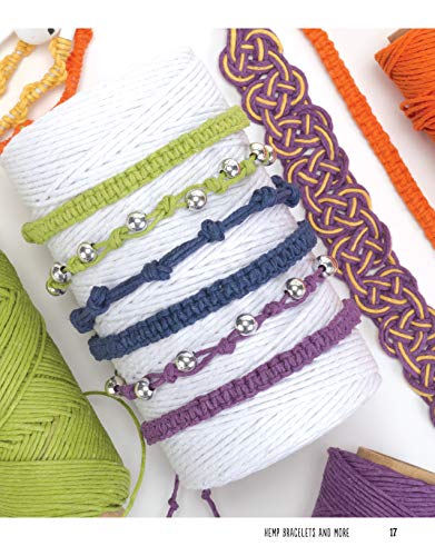 Hemp Bracelets and More: Easy Instructions for More Than 20 Designs (Design Originals) Step-by-Step Instructions for Knotting and Braiding to Create Stylish Handmade Jewelry with Natural Hemp Cord - Image 5