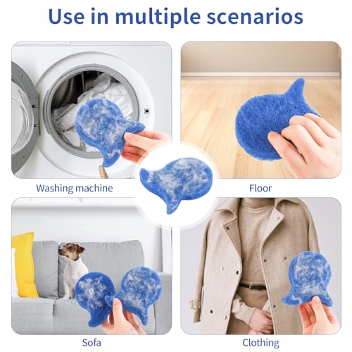 Pet Hair Remover for Laundry, Reusable Hair and Lint Catcher, Dog Hair Remover Balls for Washing Machine, Removes Pet Fur, Hair, Lint, Dander from Clothes & Laundry (5PCS) Pet Hair Remover for Laundry, Reusable Hair and Lint Catcher, Dog Hair Remover Balls for Washing Machine, Removes Pet Fur, Hair, Lint, Dander from Clothes & Laundry (5PCS)