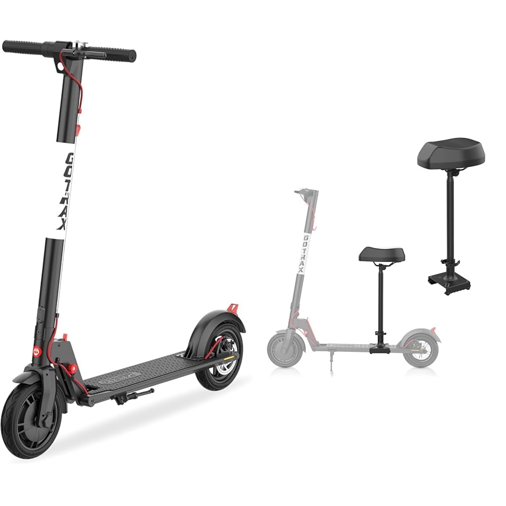 Gotrax GXL V2 Electric Scooter with Seat for Adults, Max 15Km