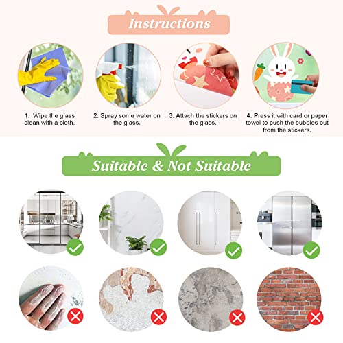 Decorazioni Pasquali per la Casa, 211 Adesivi