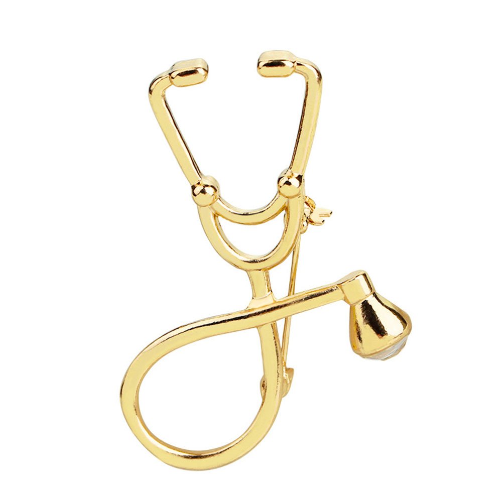 MINGHUAMINGHUA Stethoscope Brooch Stethoscope Pin Nurse, Medical Student Graduation Gift, Physician Jewelry
