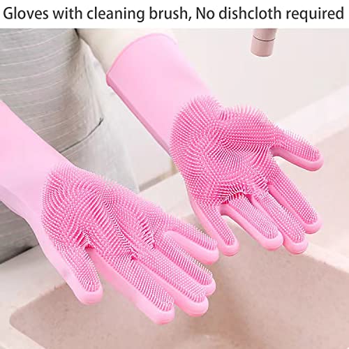 HUAYINGMEI Guanti in silicone, guanti in spugna