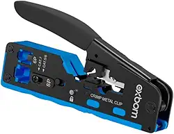 Alicate Cat7 Ez Crimpagem Vazado Rj45/rj11/12 Profissional