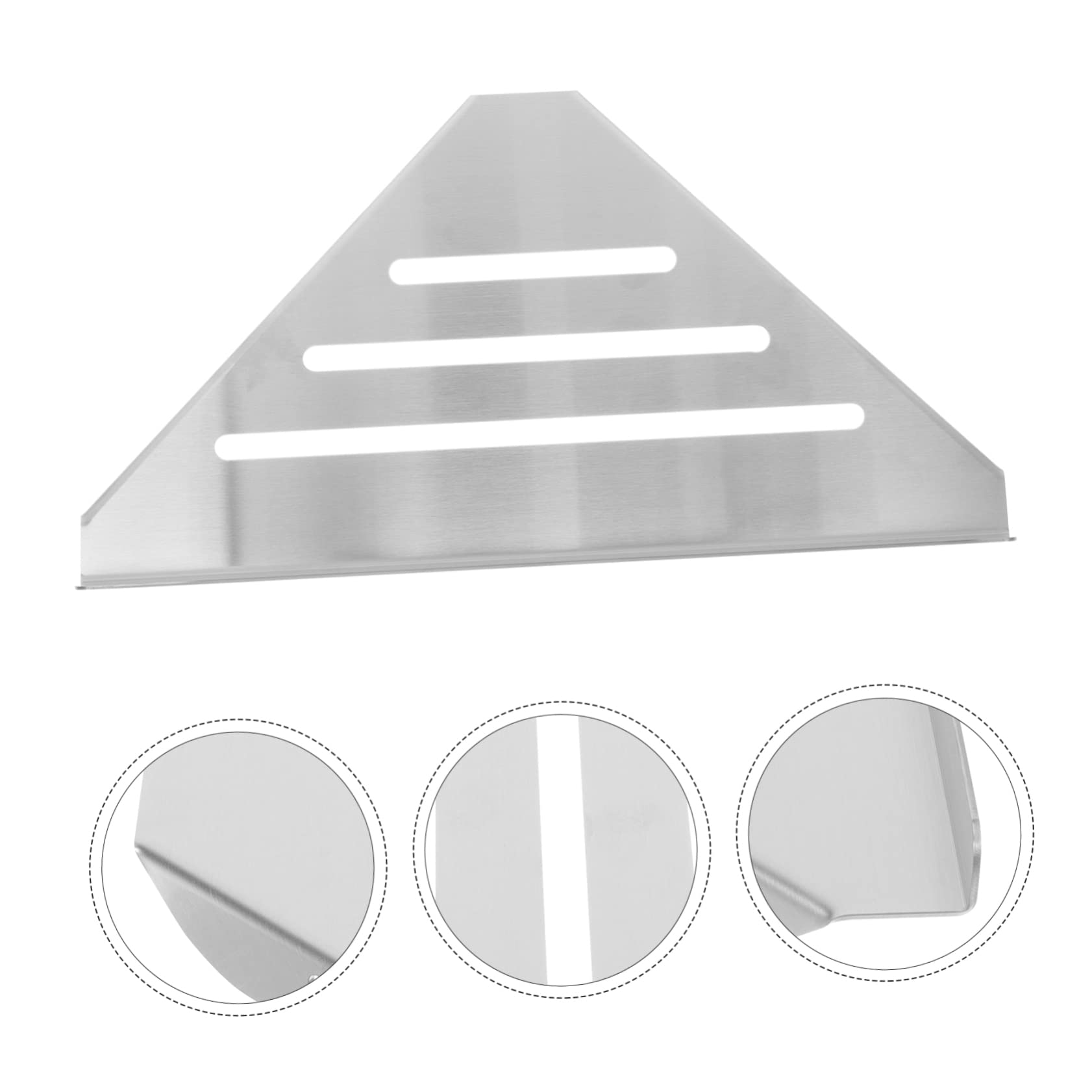 Portaoggetti Organizer Parete per Rinforzata in Struttura Doccia da Acciaio Mensola Angolare Inossidabile Salvaspazio Bagno Accessori Bagno e Cucina