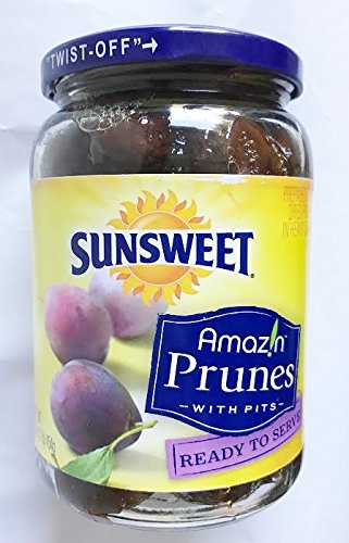 Sunsweet Amazin Prunes with Pits - Ready to Serve 16 oz. (Pack of 2)