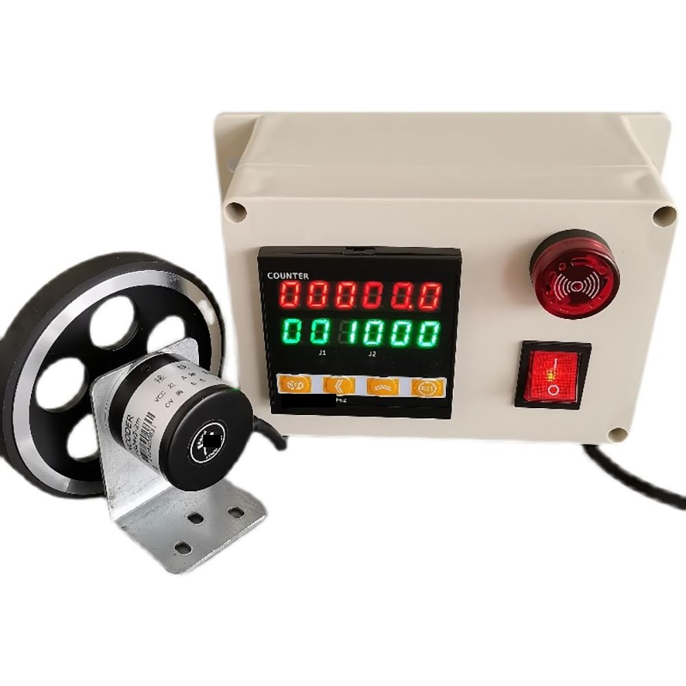 Contatore Digitale con Encoder rotativo 300PPR per la misurazione della Lunghezza di rotolamento delle Ruote, apparecchiatura di Prova di precisione per la misurazione e l'autom,