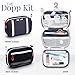Toiletry Bag Kit Set: Hanging Travel Toiletry Bag + 311 TSA Cosmetic Liquid Bag + Ultralight Accessory Organizer Pouch (Navy Ripstop)