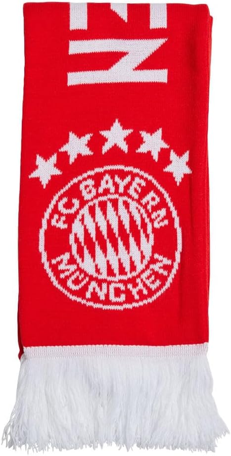 adidas Unisex Scarf - Soccer, Scarves (Red/White (Bayern))