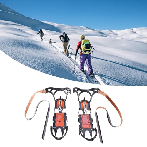 Crampons à glace évitez les chutes grâce aux 12 dents antidérapants