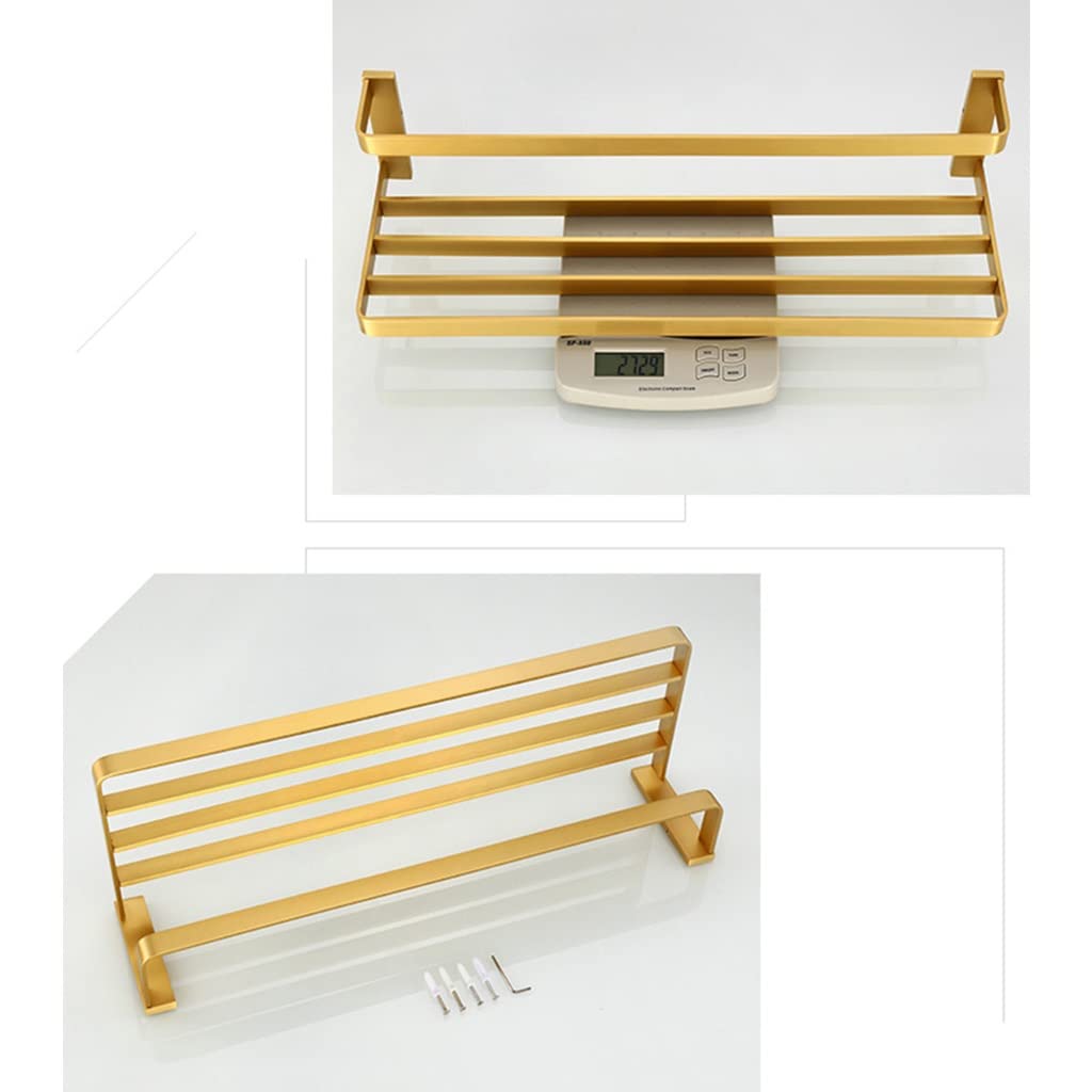 Porta asciugamani a parete, Portasciugamani, Portasciugamani da bagno Portasciugamani da parete,Accessori da bagno in ottone Barra portasciugamani in rame,Mensola da bagno,Portasciugamani,Accessori da