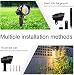 MEIKEE 2PCS Foco Proyector Exterior 7W LED Lámpara de Césped con Espica...