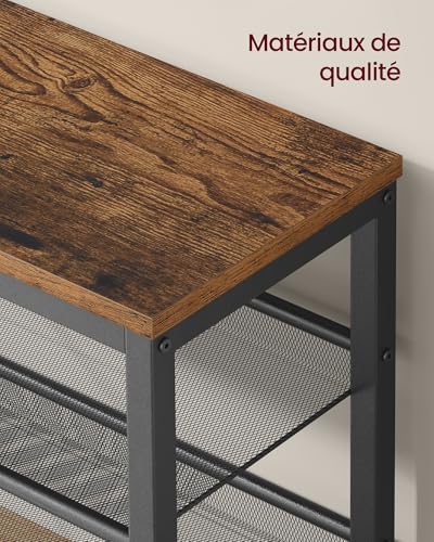 Banc à chaussures compact pour optimiser et ranger une entrée étroite efficacement