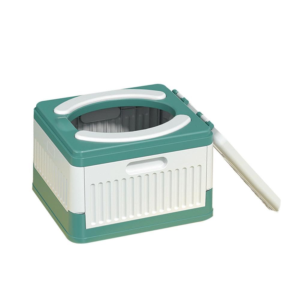 Inodoro Plegable Inodoro Plegable Portátil For Acampar Aire Libre Orinal Adultos Diseño De Tapa Reutilizable Picnic