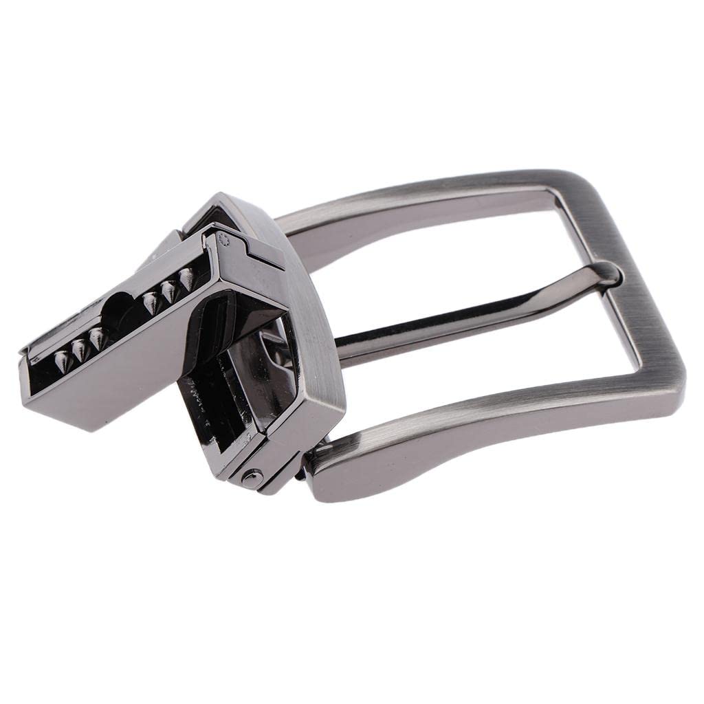 3x Men's Alloy Antique Belt Buckle Single Prong Rectangular Pin Belt Buckle| Premium | Elegant | Adjustable-image-40