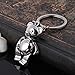 Saccgt Metal Movable Bear Keychain Nice Car for Key Ring Fashion 3D Animal Keyring Lucky Charm Hanging Pendant Gift for Men & W Alloy