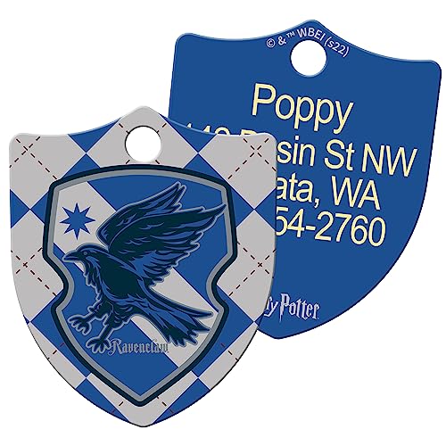 Harry Potter Ravenclaw Crest Dog Tag with Name Engraving