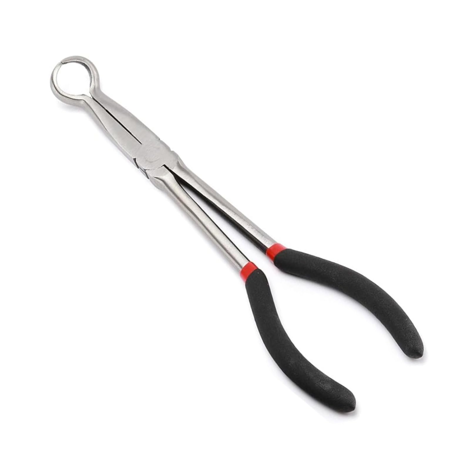 Hsioluted Large Oshaped Mouth Sparks Plugs Hose Clamp Remover For Mechanics And Enthusiasts Sparks Plugs Removal Plier Long Handle Professional Mechanics Pliers