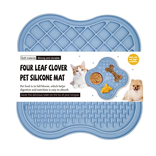 JakZeay ペット用品 犬用ケージ舐めパッド カードケージ舐めトレイ 退屈なスローフードトレイ 猫と犬用シリコン舐めパッド 食事マット 犬用スローフィーディングマット 吸盤式スローフィーディングマット ペットボウル 犬 早食い防止 食器 犬 フードボウ