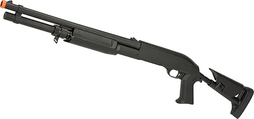 Evike Airsoft - CYMA Sport M3 - Escopeta de carga multidisparo de 3 rondas (modelo material retráctil)