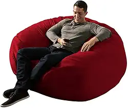 Puff Gigante Redondo140x20 Sem Enchimento Suede Premium Linha Gold