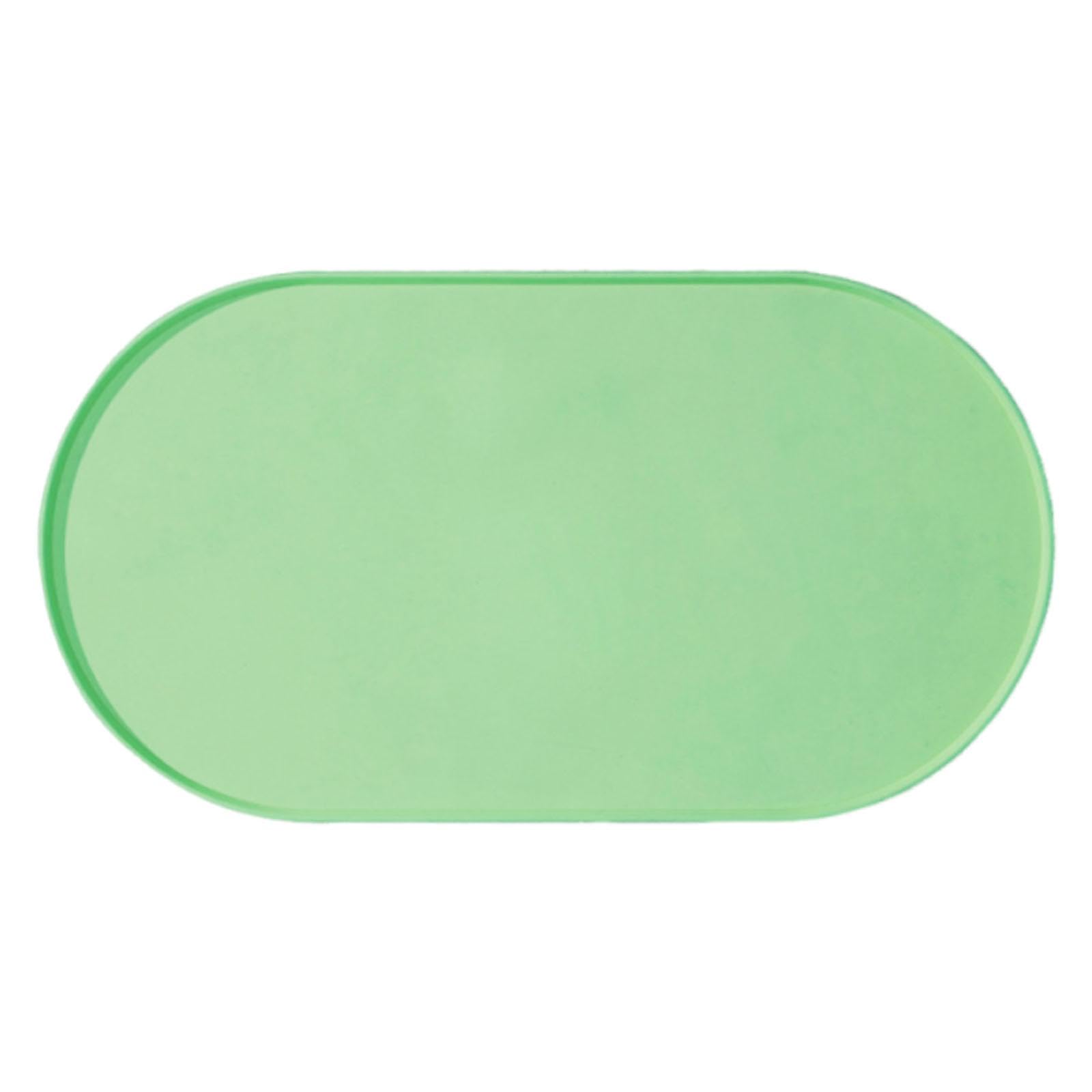 predolo Pet Feeding Mat, Single Mat with Rim, Contains Spills, Non-slip Silicone, Protects Floor, Supplies, Green