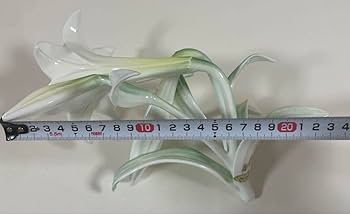 Amazon.co.jp: 乃りたけ陶房 ノリタケボーンチャイナ 百合の花 置物