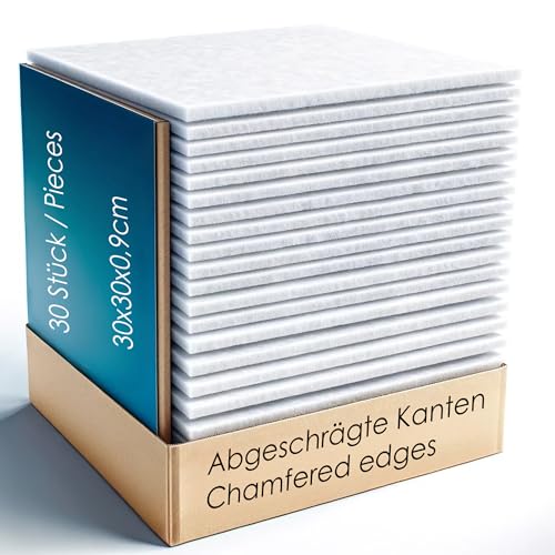 MatoSan® 30 Quadratische Akustikplatten Selbstklebend Schalldämmung Schallabsorber Wand Hohe Dichte für Wand Decken Holz & Tür Akustikpaneele Zimmer Dämmen gegen Lärm...