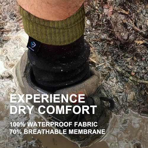 Image of DexShell Waterproof Socks - Merino Wool Lined, Breathable Membrane | Waterproof below cuff, merino wool inner for cold wet walks and hikes