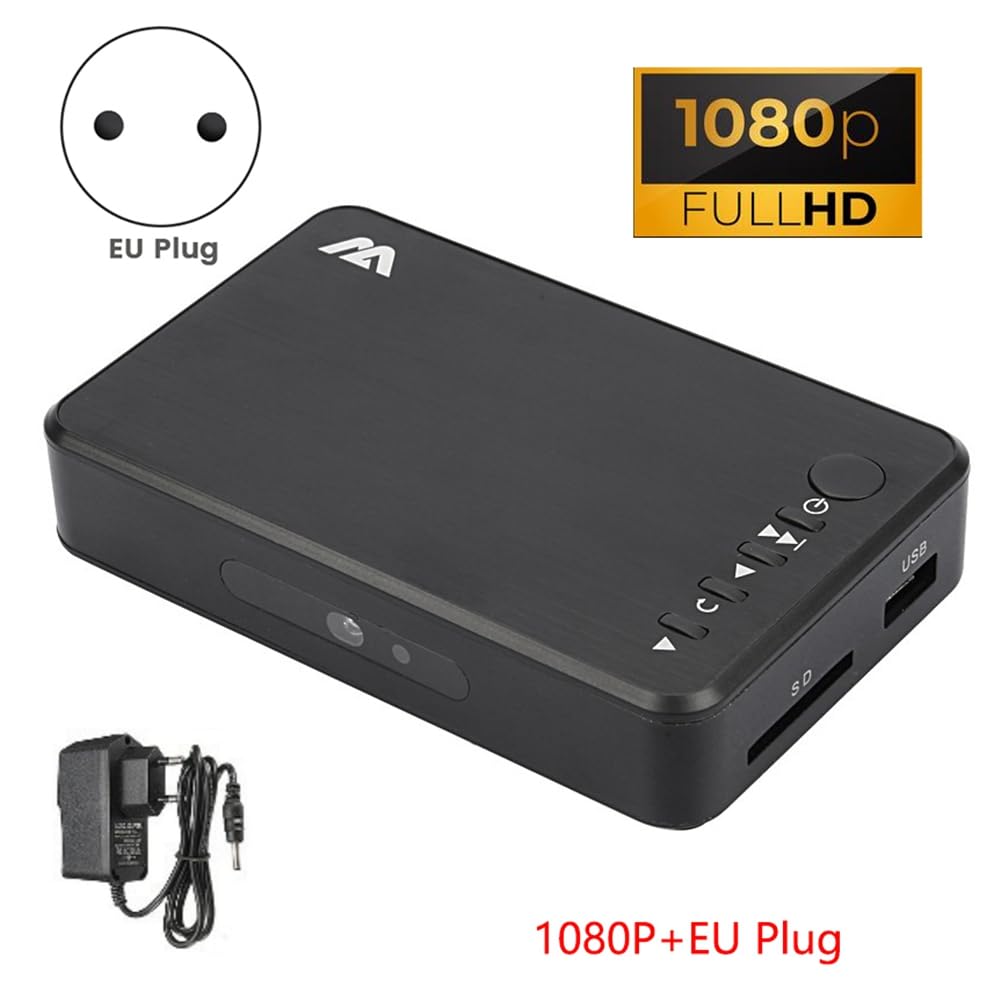 Lecteur Multimédia HD 1080P 264 Sortie AV/VGA Lecteur USB HDD pour la Diffusion/Publicité Prise UE 1 Ensemble