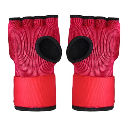 Taekwondo - Guantes de boxeo de medio dedo, guantes de boxeo para adultos, adolescentes, artes marciales, bolsa de arena, kickboxing, entrenamiento de medio dedo