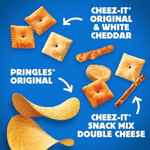 Cheez-It, Pringles Variety Pack Snacks, Lunch Snacks, Family Size (20 Packs) - image 6