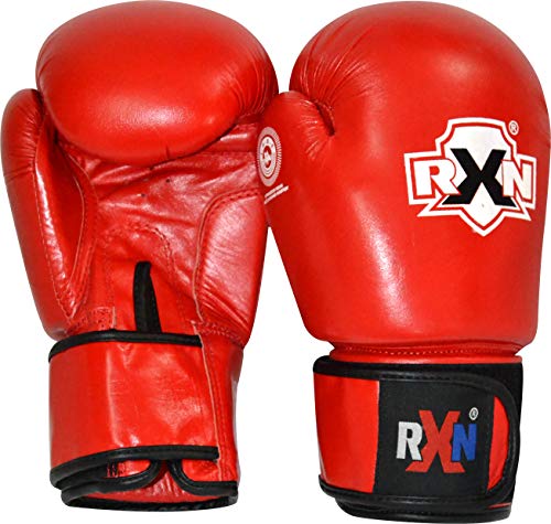 Image of RXN Training Sparring Boxing Gloves for Men & Women | Amateur Boxing Gloves for Training, Sparring & Heavy Bag Work | Multi-Layer Foam Padding | Secure Wrist Support