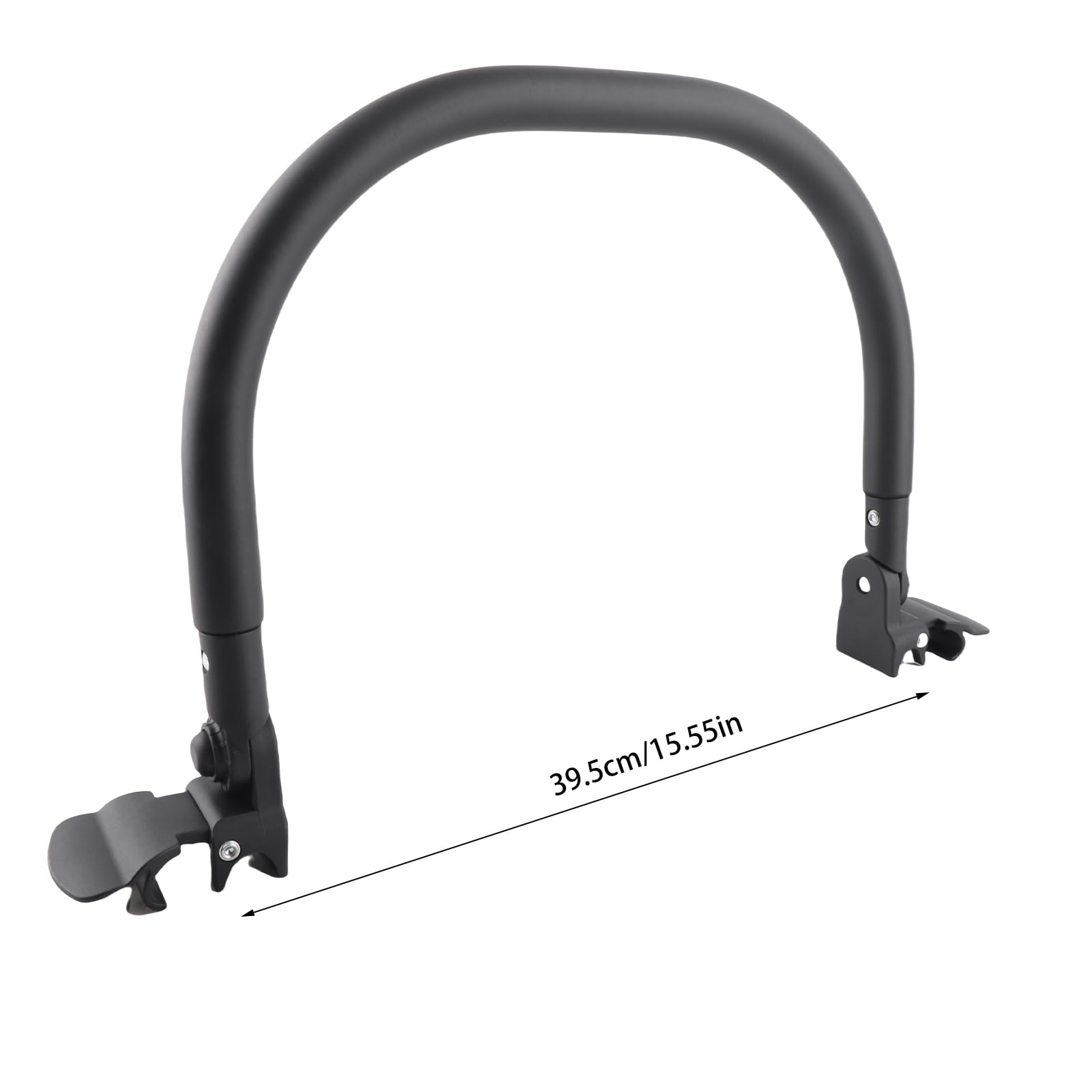 Barra de parachoques angular para cochecito de bebé para un agarre cómodo, reposabrazos universal para cochecito con mango de silicona