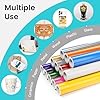 LIKCUT Permanent Vinyl 12" x 6ft, Brushed Gold Adhesive Vinyl Roll for Cricut & Silhouette Cameo Cutting Machine, Ideal for Brithday & Party Home Decor, DIY Mug & Ceramic #5