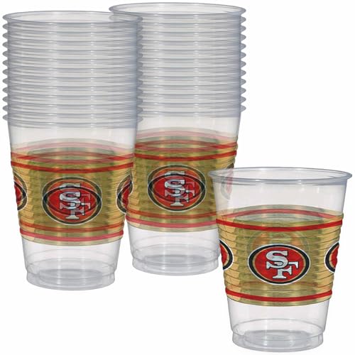 Opiniones y reviews de San plastico - los más vendidos. 35 Amscan San Francisco 49ers Plastic Cup, 16 oz.