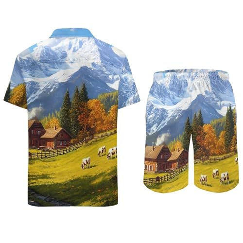 Conjunto de 2 piezas de ropa de playa con botones y corte transpirable 6