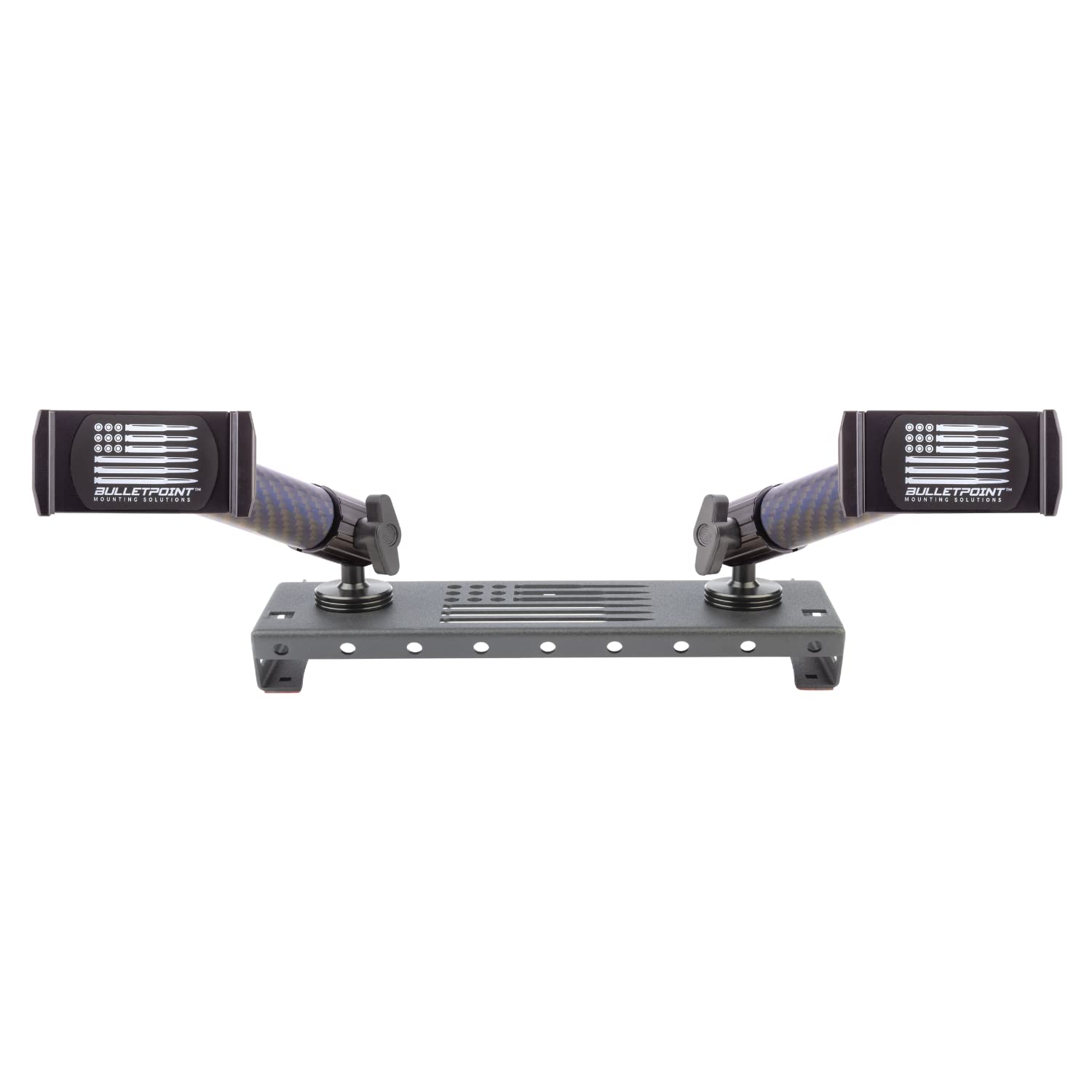 Bulletpoint Metal Dash Mount with 2 Phone Holders Bundle Compatible with Ford F-150 Truck 2009-2014 Dual 20mm Balls