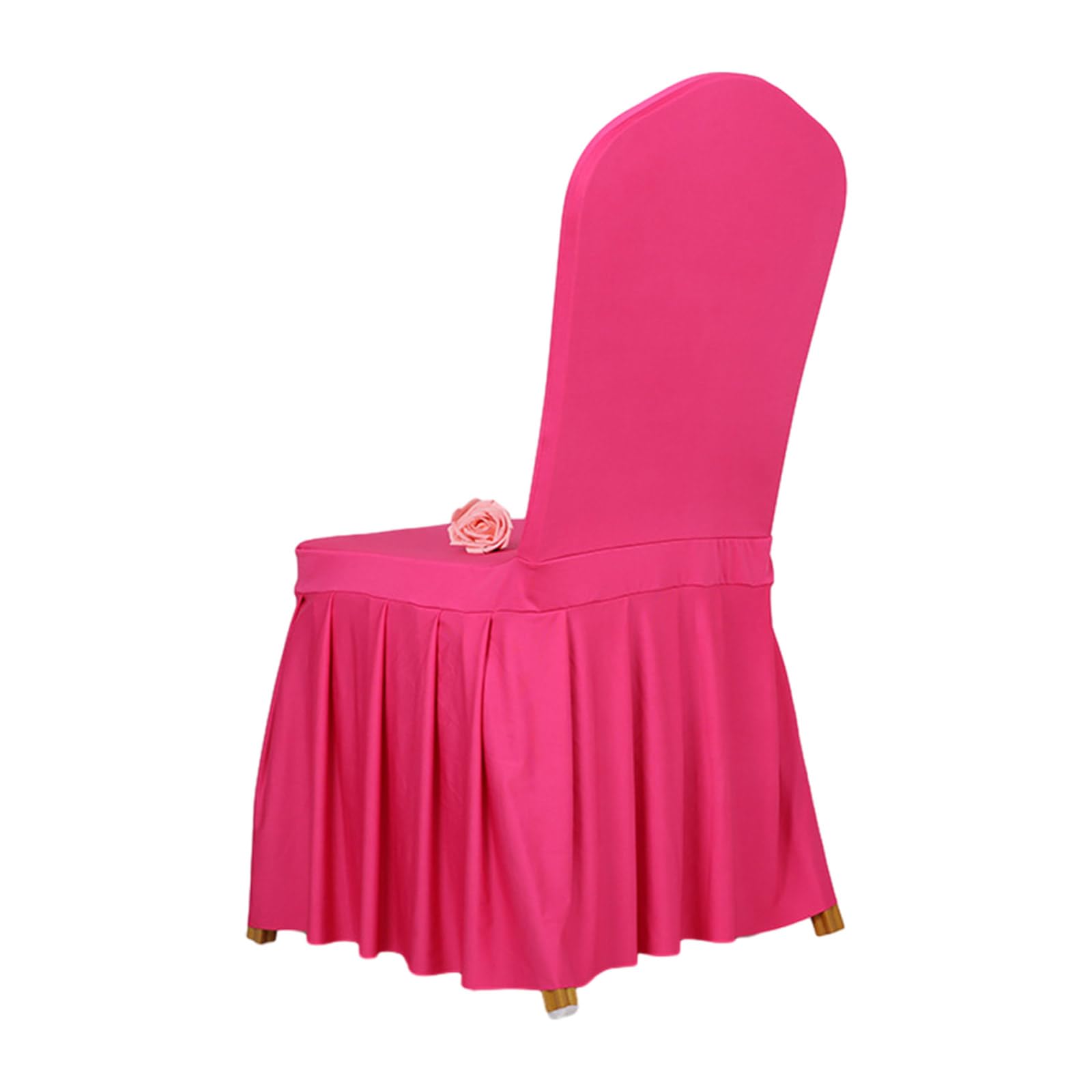Yhplxyuus Skirt Chair Covers Weddings Banquet Party Chair Cover Polyester Slipcover for Hotel Restaurant Covers Cover for Home Use