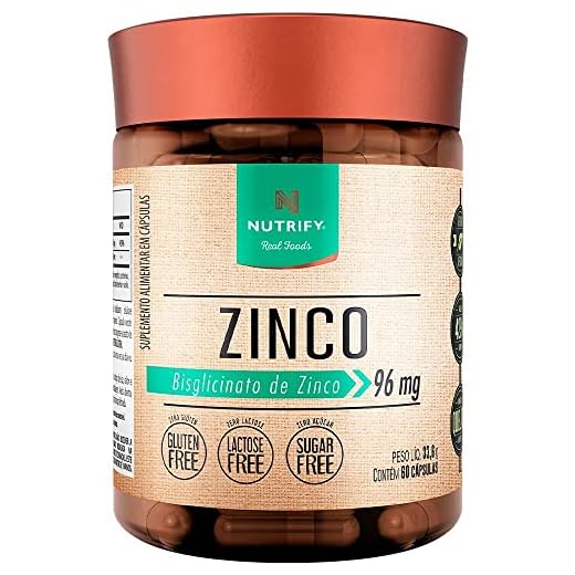 Nutrify Bisglicinato De Zinco - 60 Cápsulas -