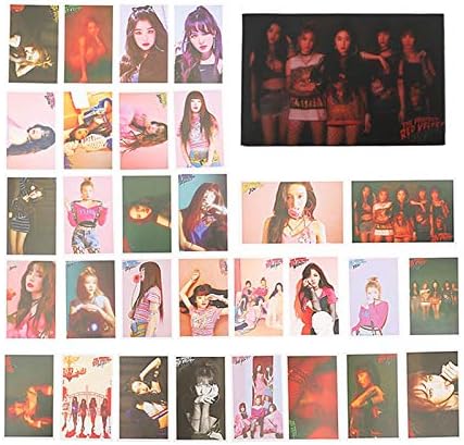 30pcs/Set K-POP Red Velvet Album HD Photocard Paper Photo Card Fashion Self Made LOMO Cards