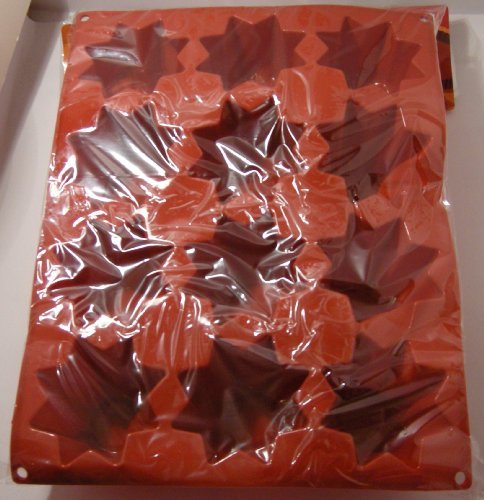 Premium Bakeware Set: 12 Mini Pandoro Moulds 8.5cm H9cm, 100% Silicone for Guaranteed Excellence